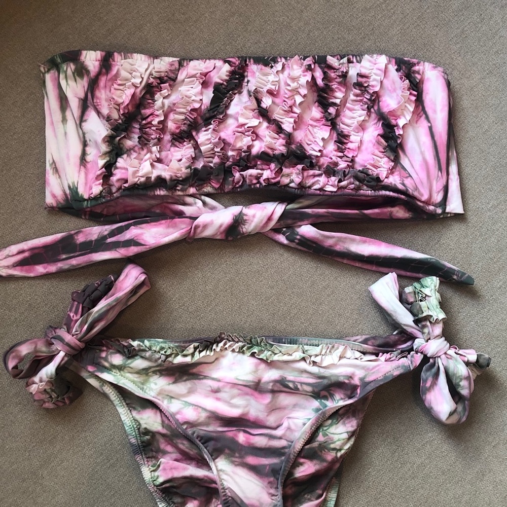 Lucky Brand Bathing Suit Bandeau